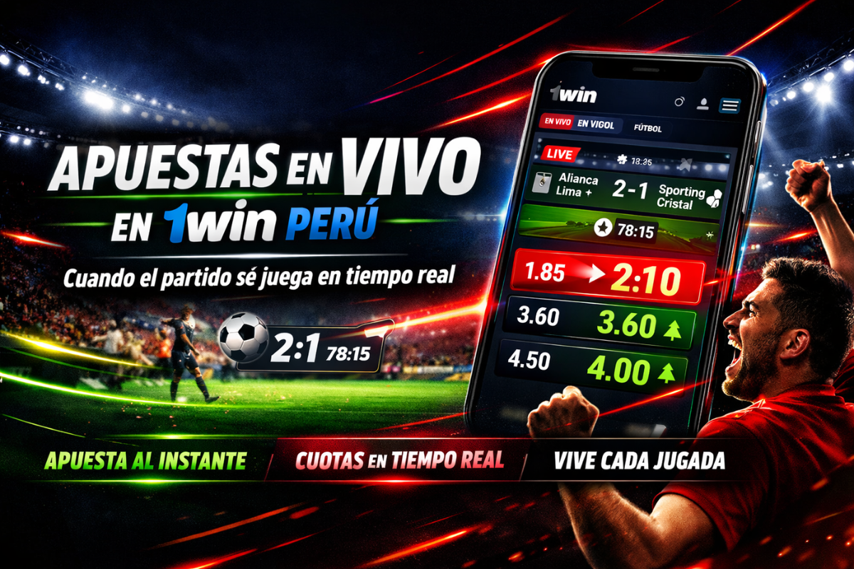 Apuestas en vivo en 1win Perú